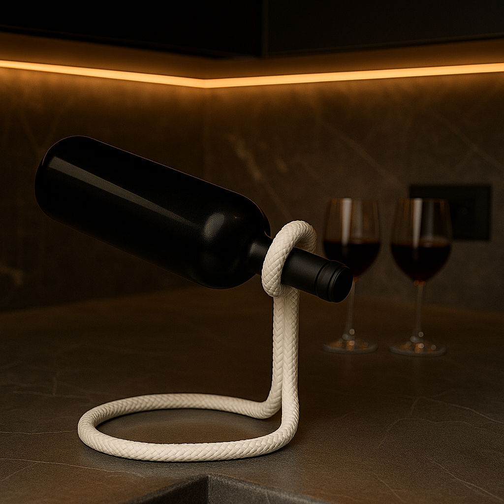 Asthetic {WhiteSnake} wine holder